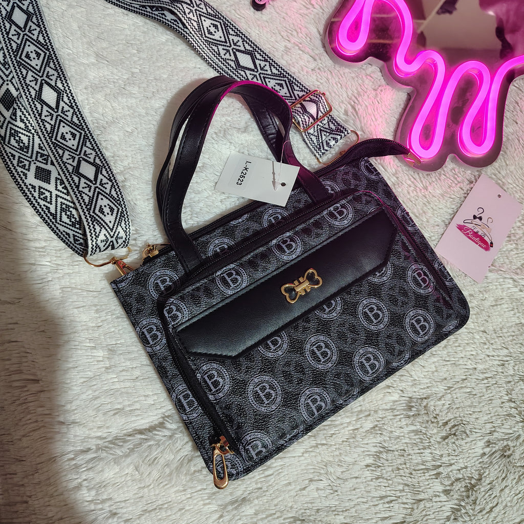 Bolsos | Crossbody Negro De 2 cierres ✨💖