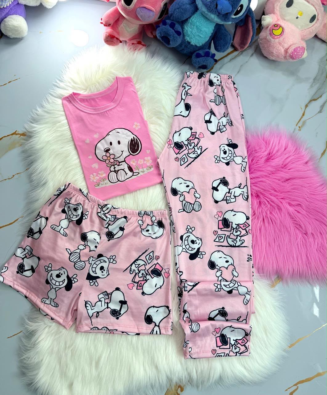 Pijama 3 piezas Unitalla✨