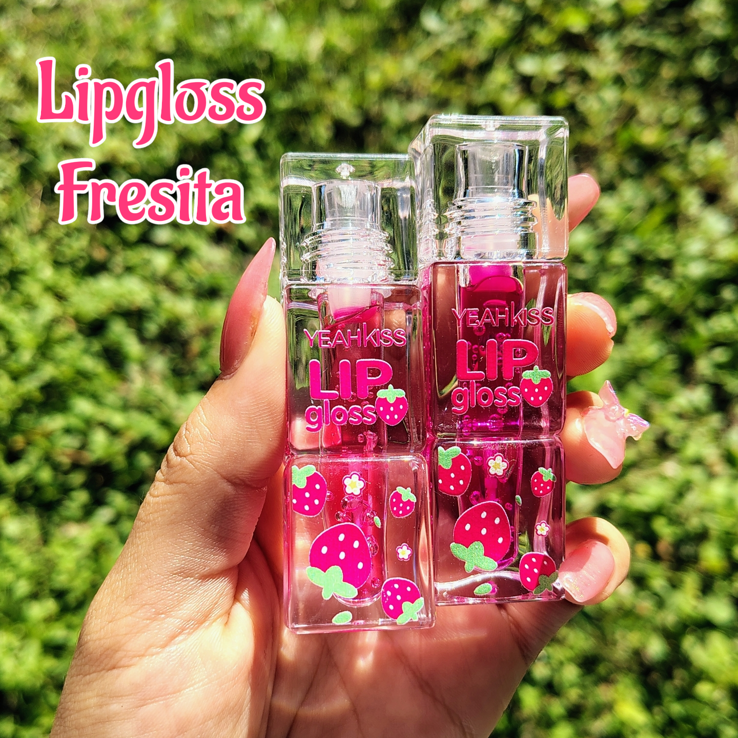 Lip Gloss fresita con color🍓🍓🩷