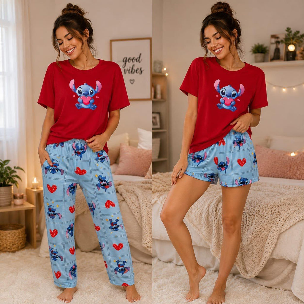 Pijama 3 piezas Unitalla✨