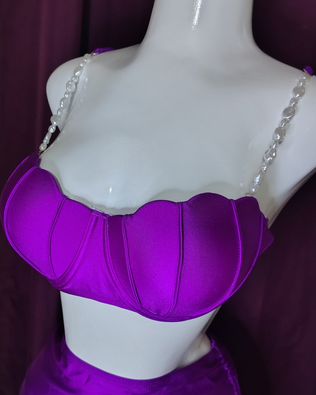 💜Traje de Baño Morado 3 pzas. 💜