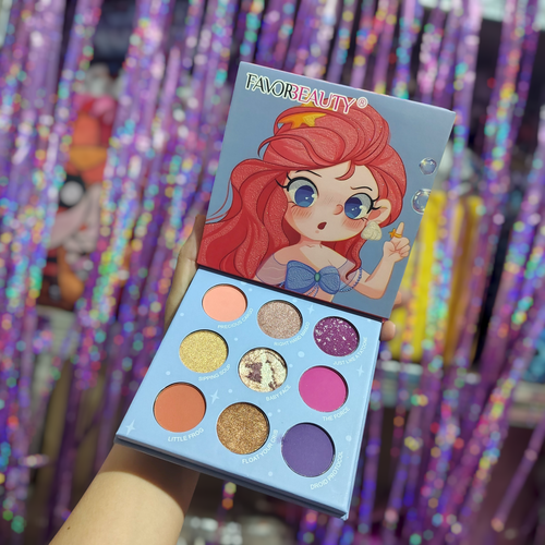 Paleta de sombras de Princesas 👑 9 tonos