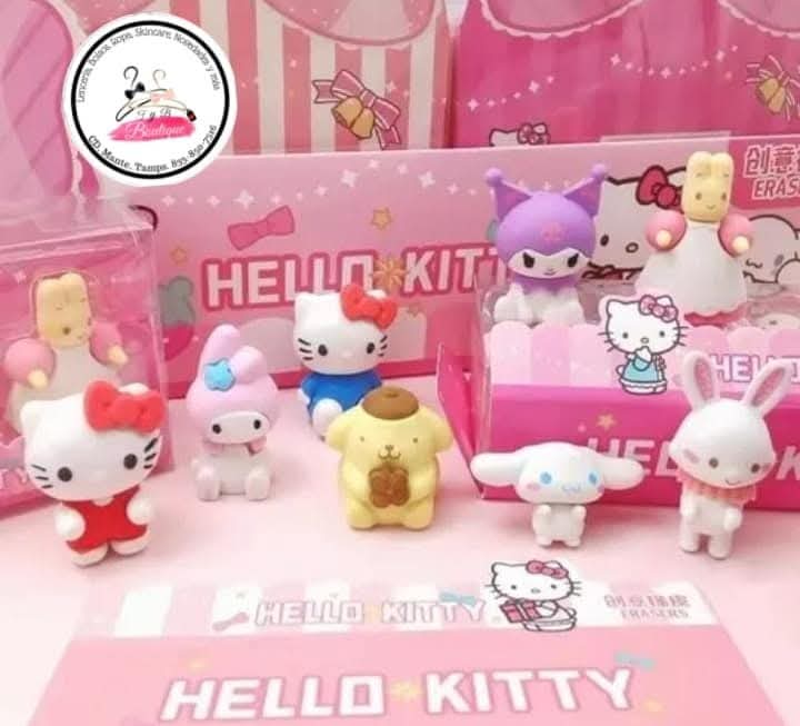 Set de 4 borradores 3D SANRIO 💗✨