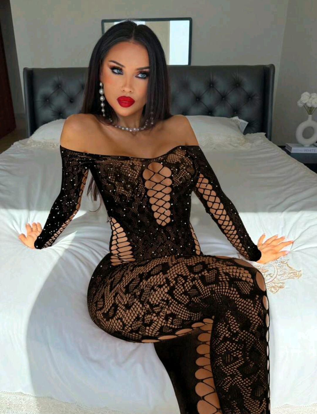 Lencería| Body completo de Malla sexy ✨