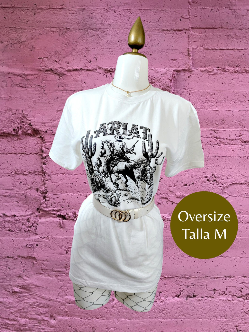 Playera Oversize Talla Mediana