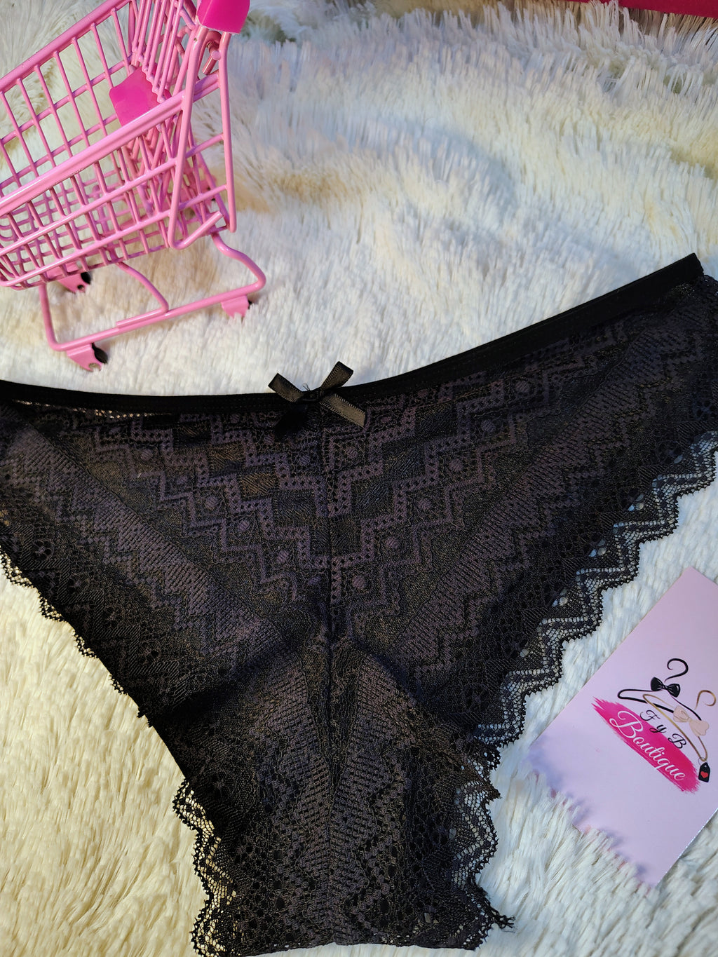 💖Panty Negro de encaje💖