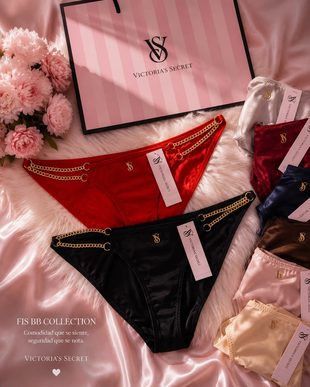 ✨ Bikini de Satén con cadenas Victoria's Secret✨
