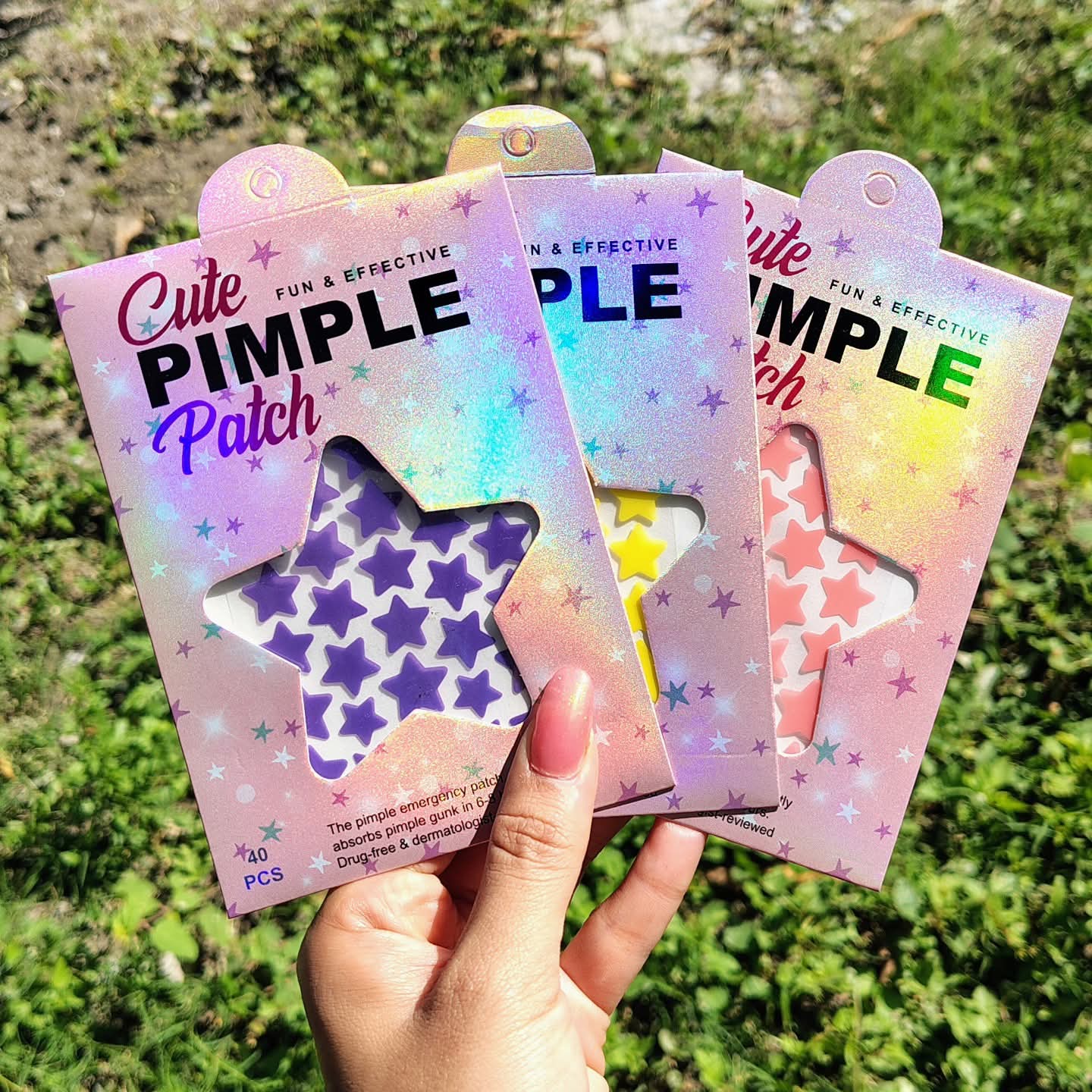 Parches para acné en forma de estrellitas 🌟