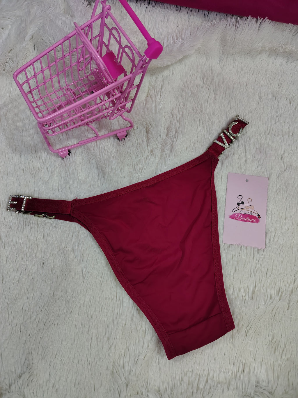 🍑✨Panty sexy con letras 3D a los lados✨🍑