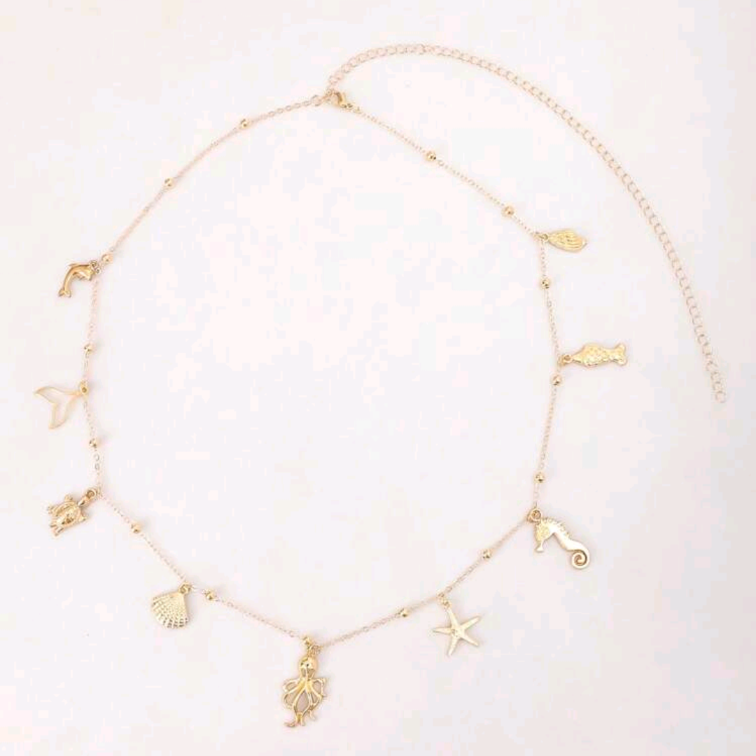 ✨ Cinturilla con dijes marinos ✨
