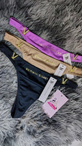 Tanga Victoria's Secret✨ Dije "V" con cristales 💎