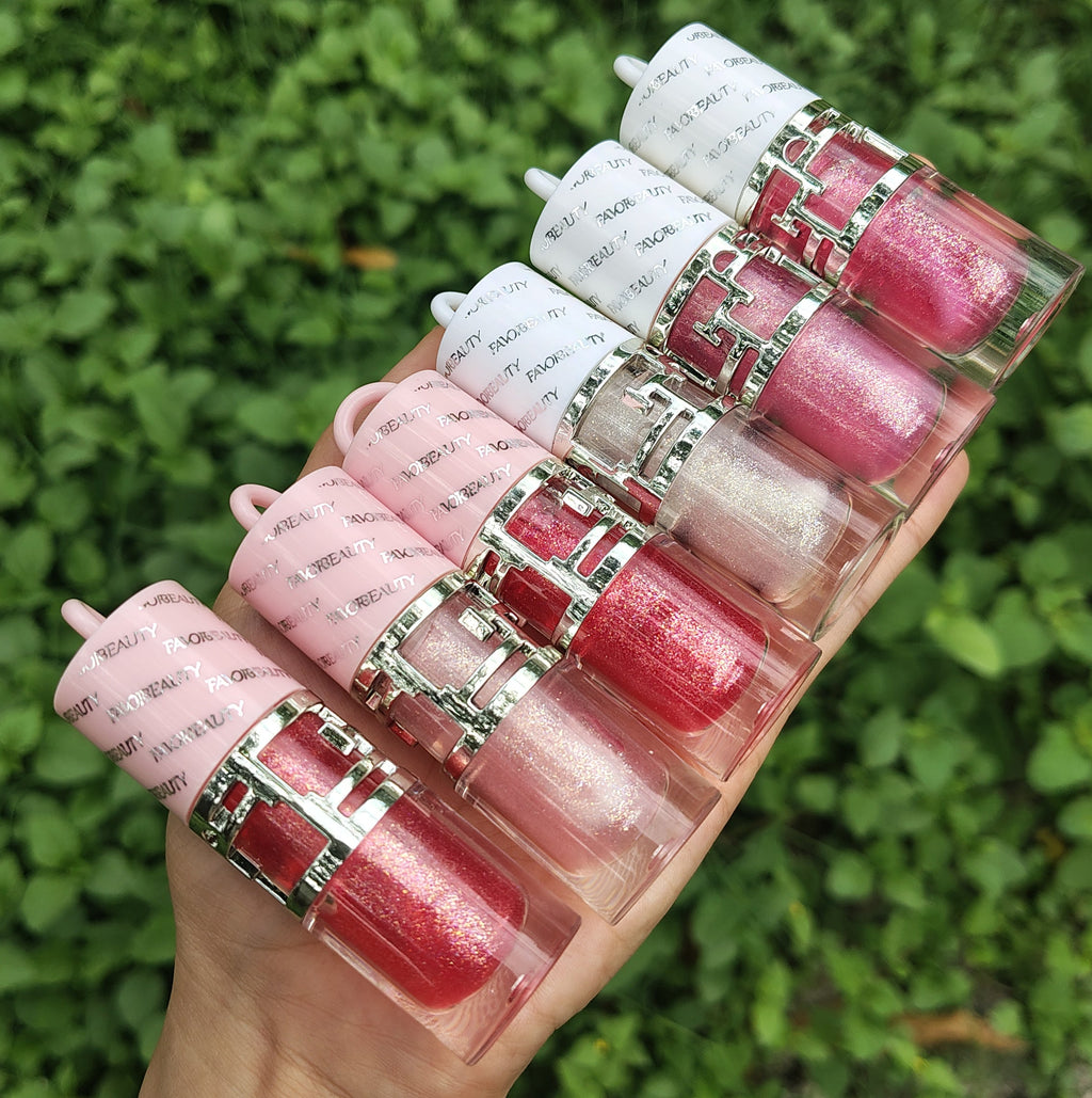 ✨Lip Gloss de aplicador grueso, extra brillos✨