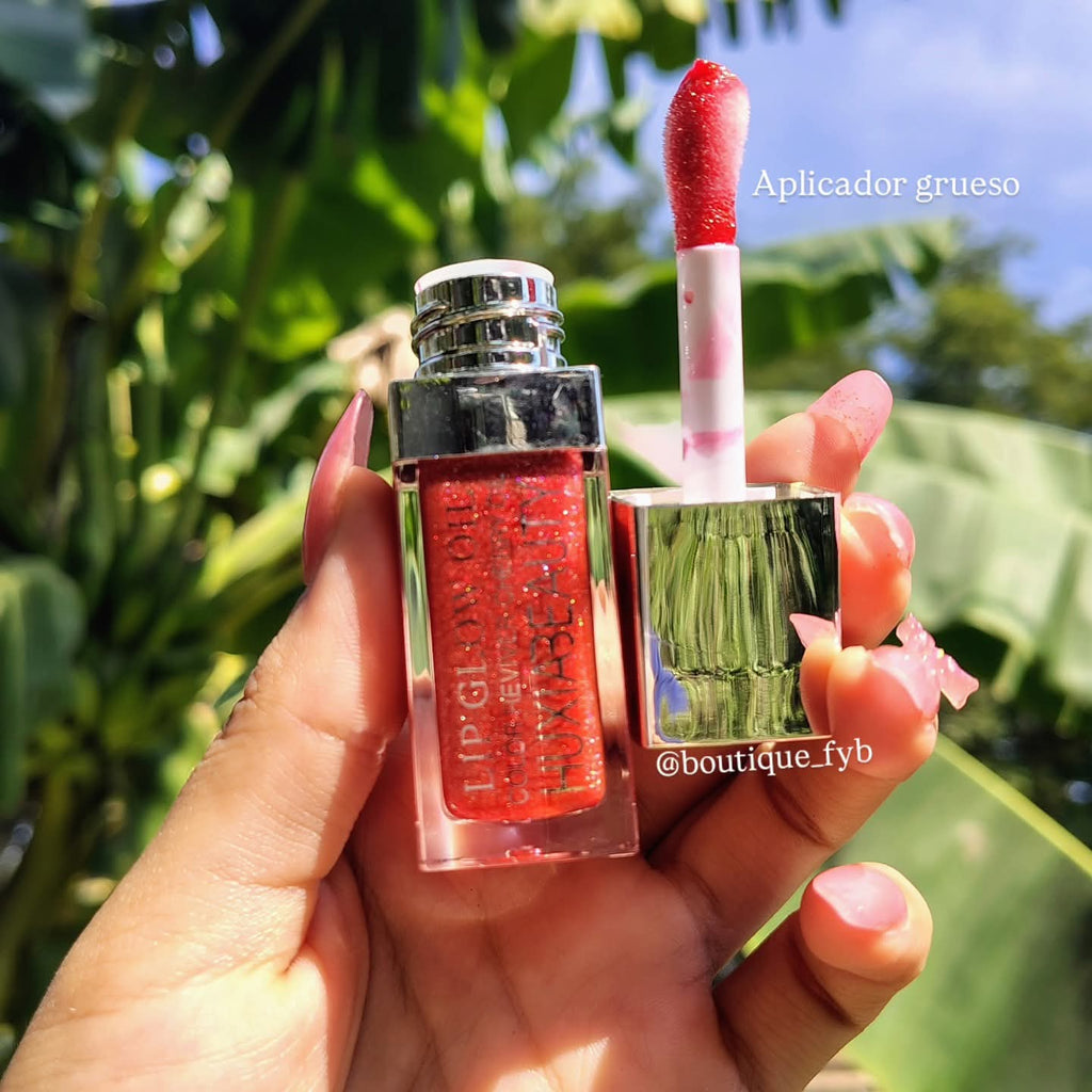 ✨💋 Lip Gloss aplicador grueso, con brillos💋🩷