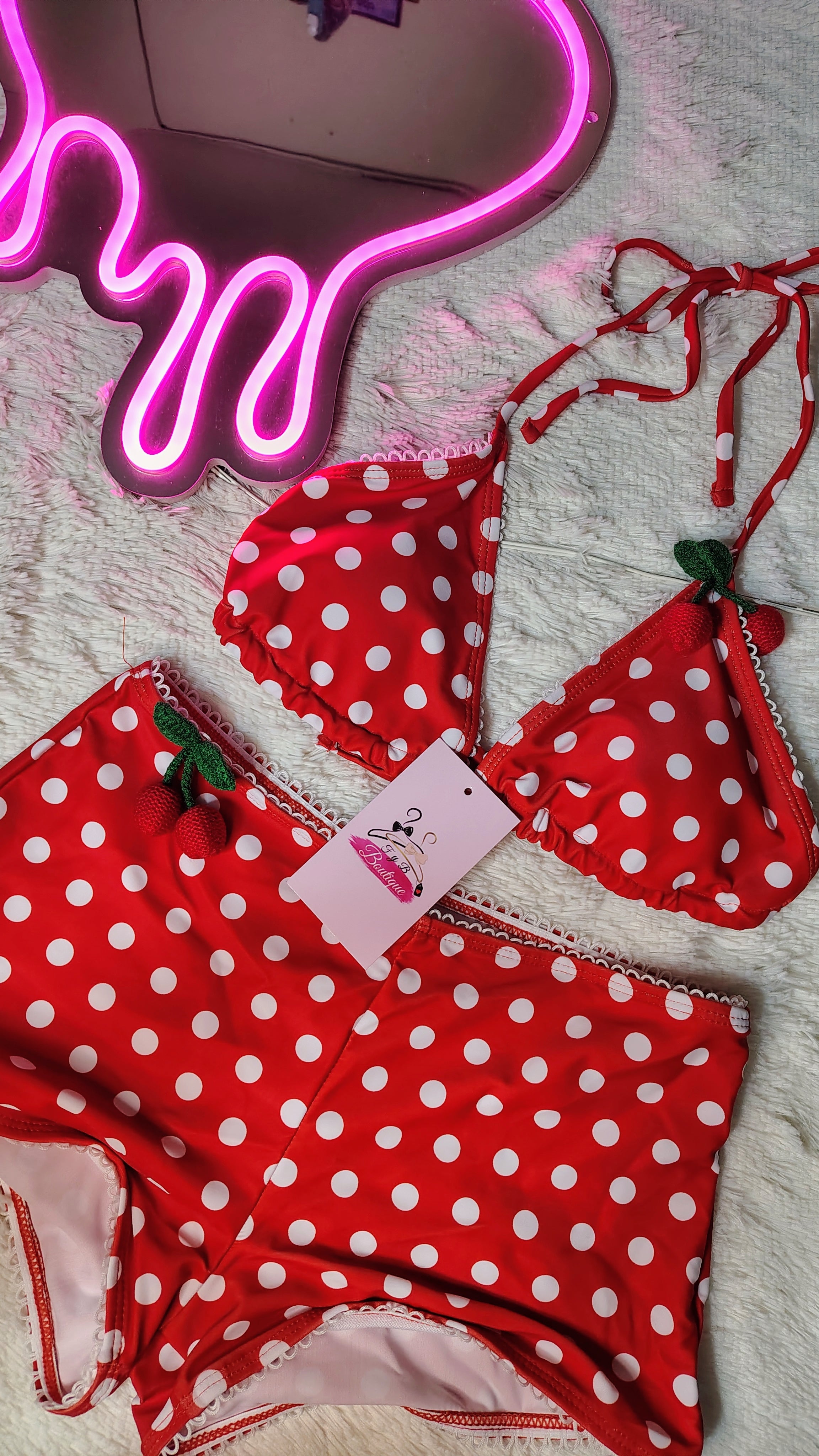 🍒✨Traje de Baño Cerezas🍒✨
