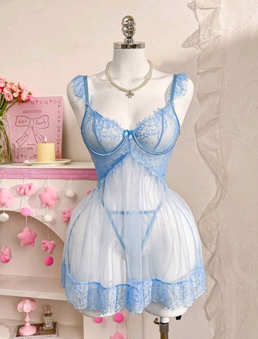 Lencería| Babydoll Azúl 🩵✨
