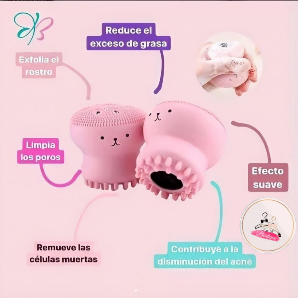 💕Esponja + Pulpo Facial💕