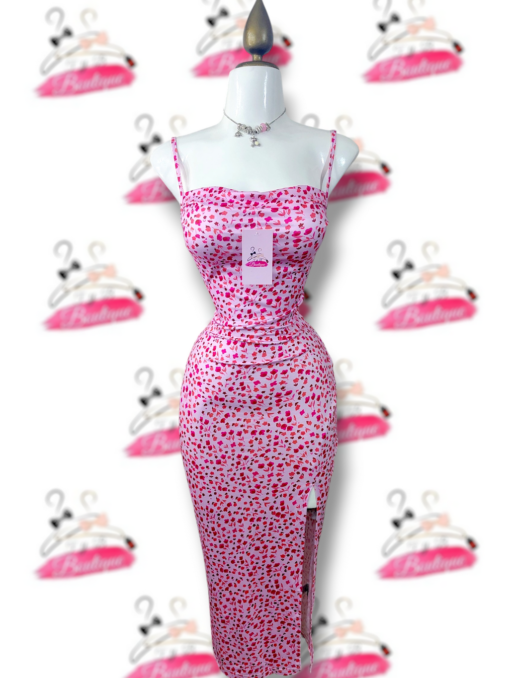 💗Maxi Vestido Fresco con abertura 💗