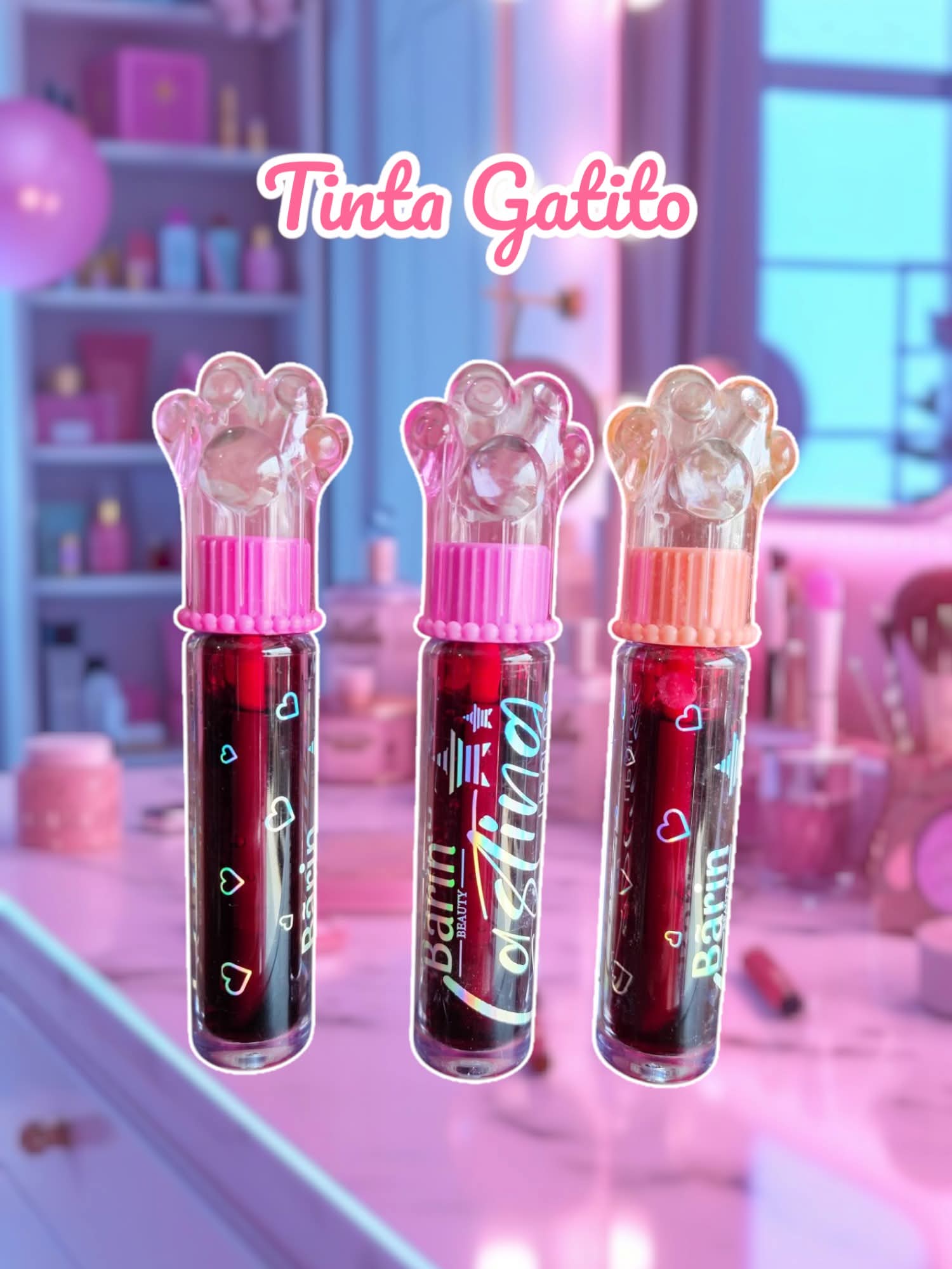 🐾Tinta para labios, Gatito 🐾