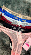Tanga sexy con frases ✨🍑