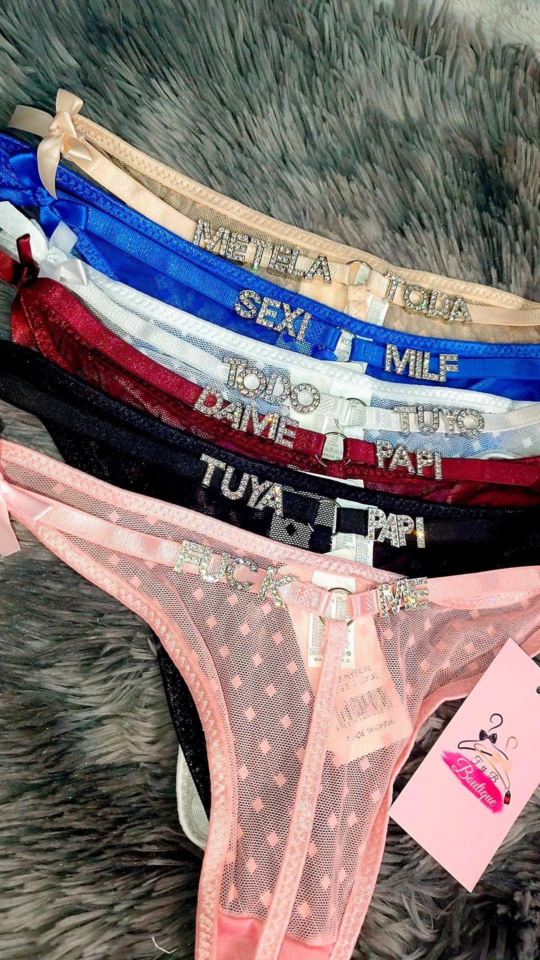 Tanga sexy con frases ✨🍑