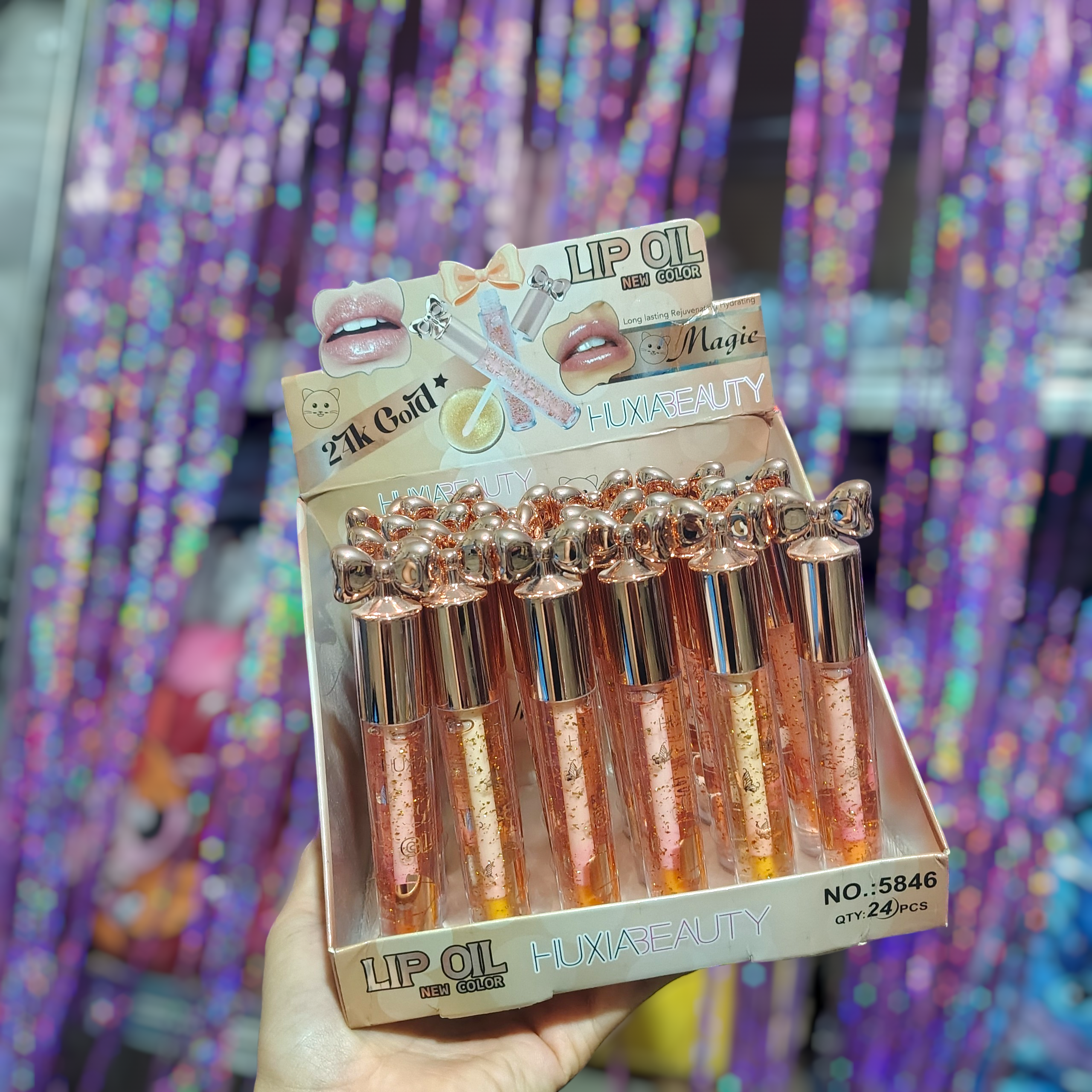 🎀Lip Oil Moño con color🎀