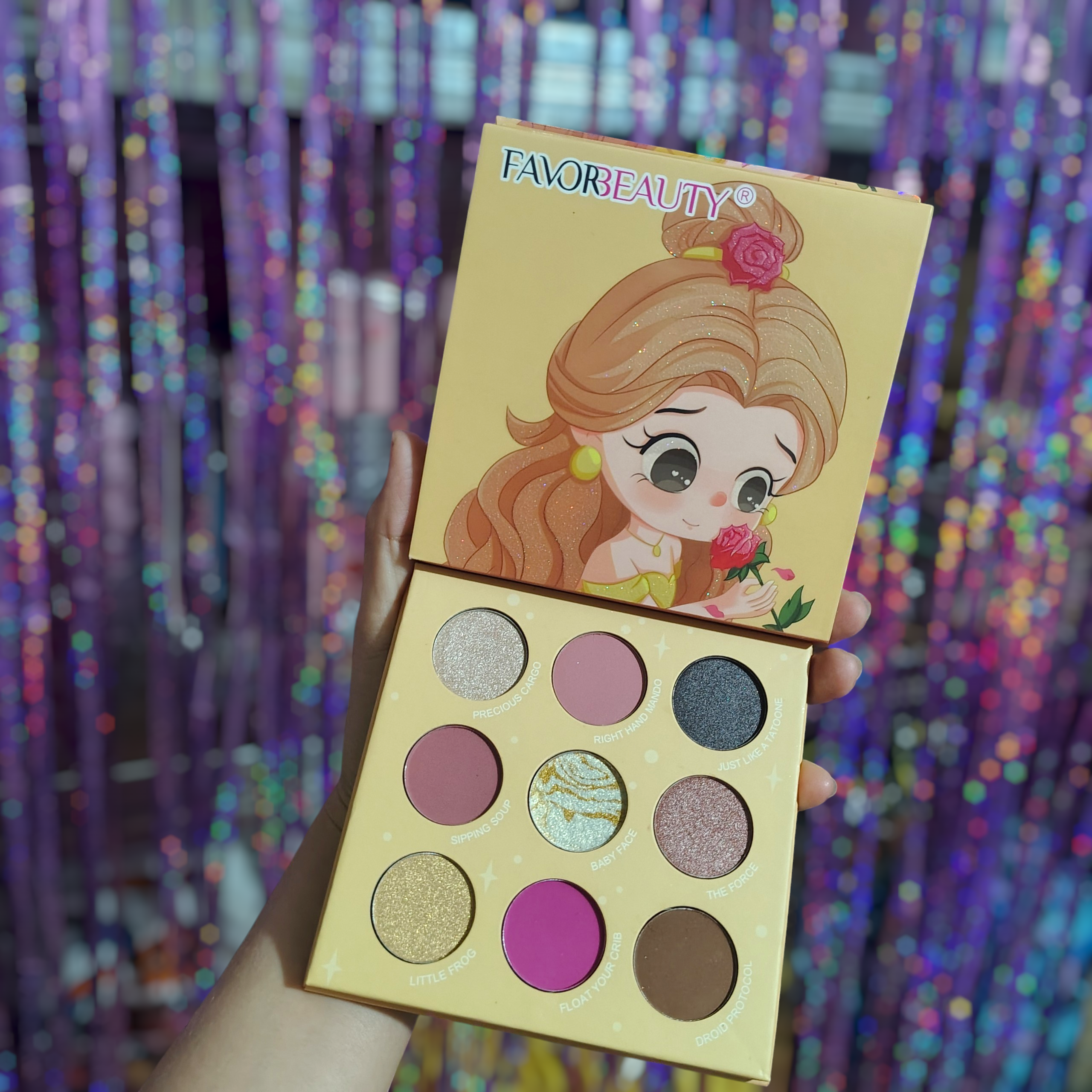 Paleta de sombras de Princesas 👑 9 tonos