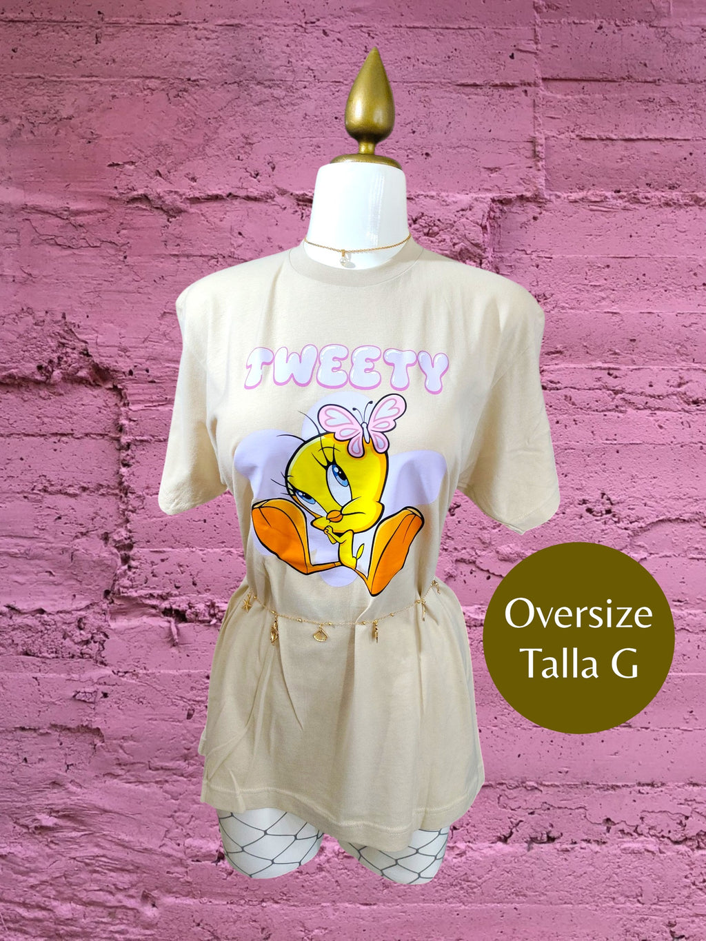 Playera Oversize Talla Grande