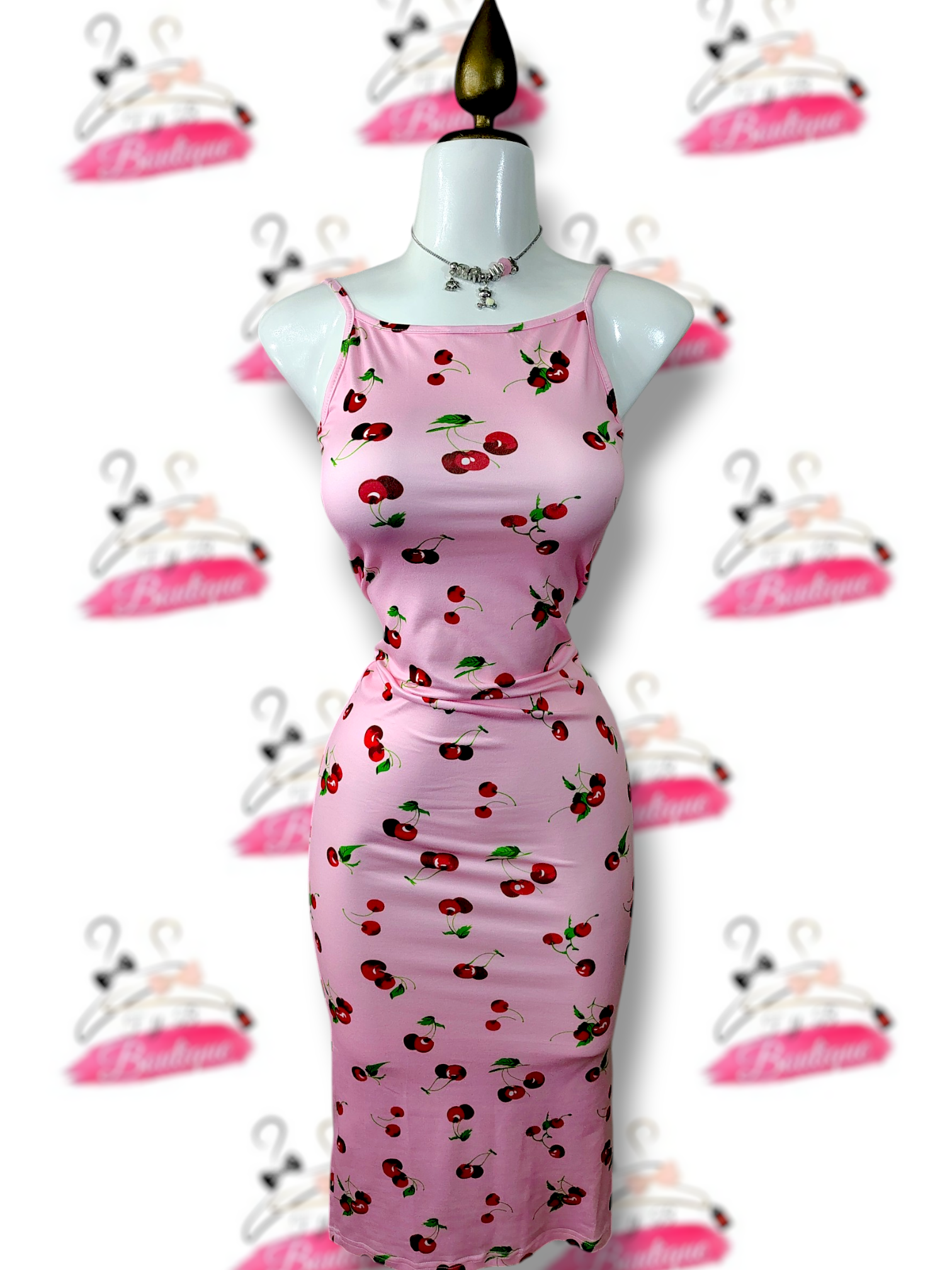 🍒Maxi Vestido de Cerezas🍒