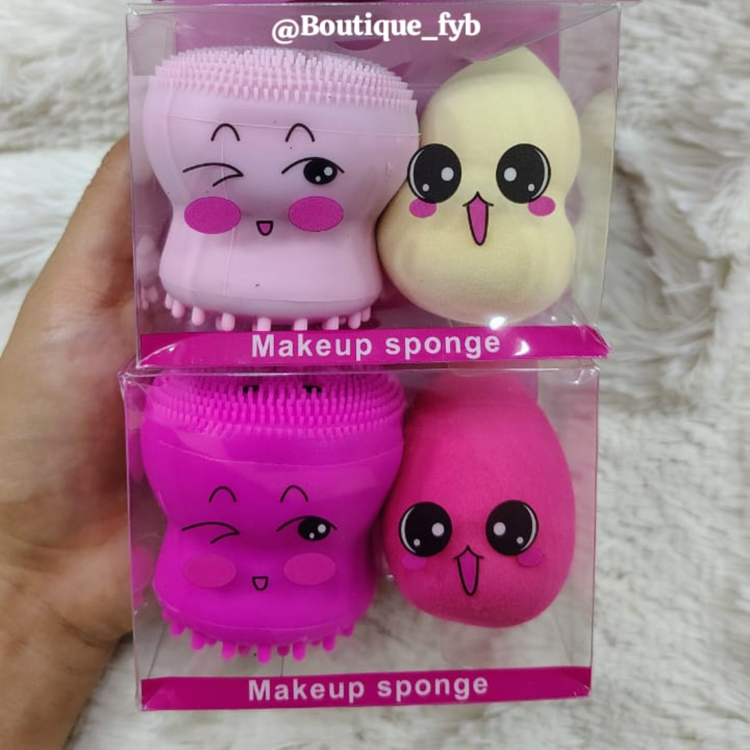💕Esponja + Pulpo Facial💕