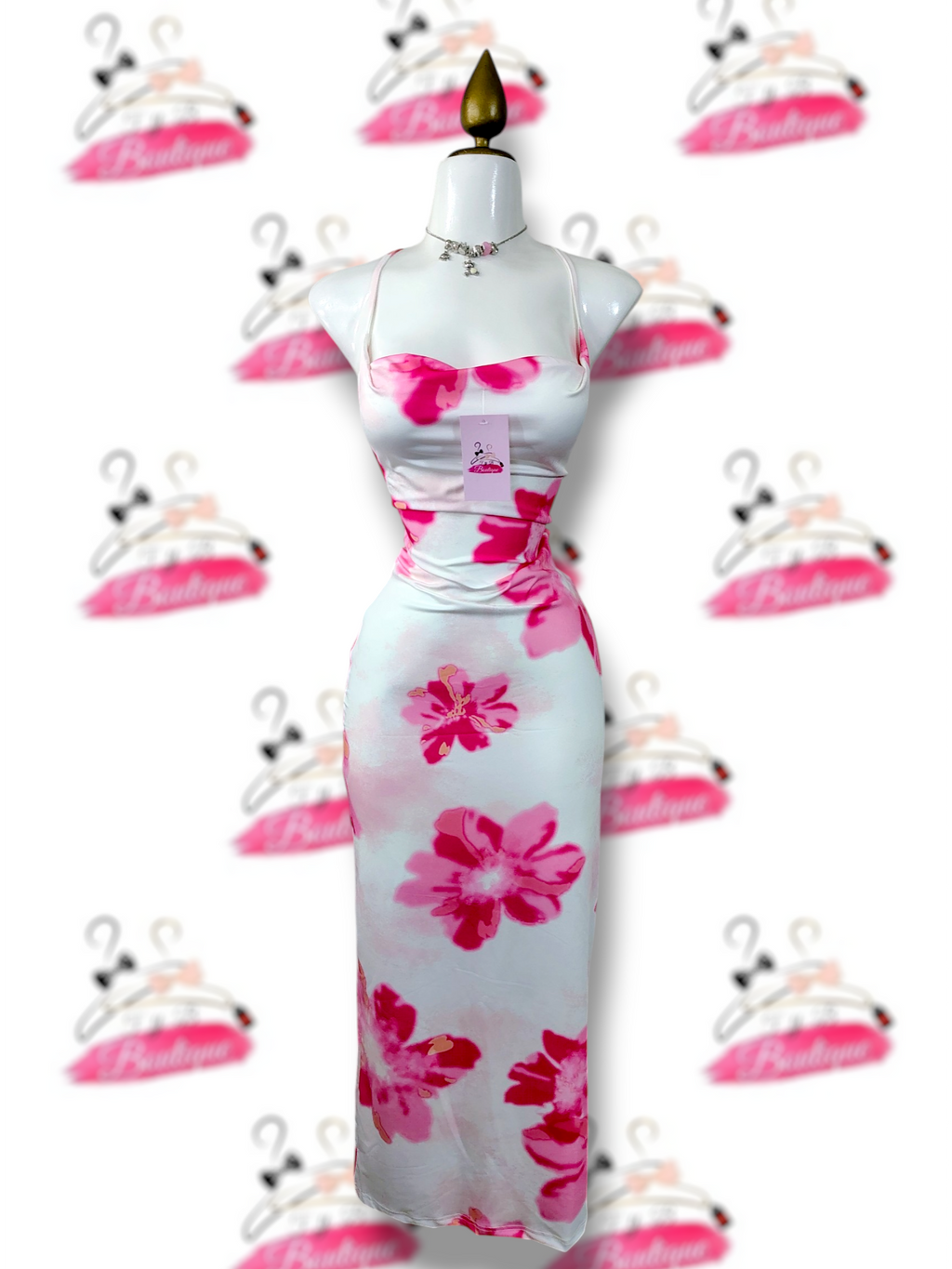 🌸Vestido casual con espalda descubierta🌸🎀