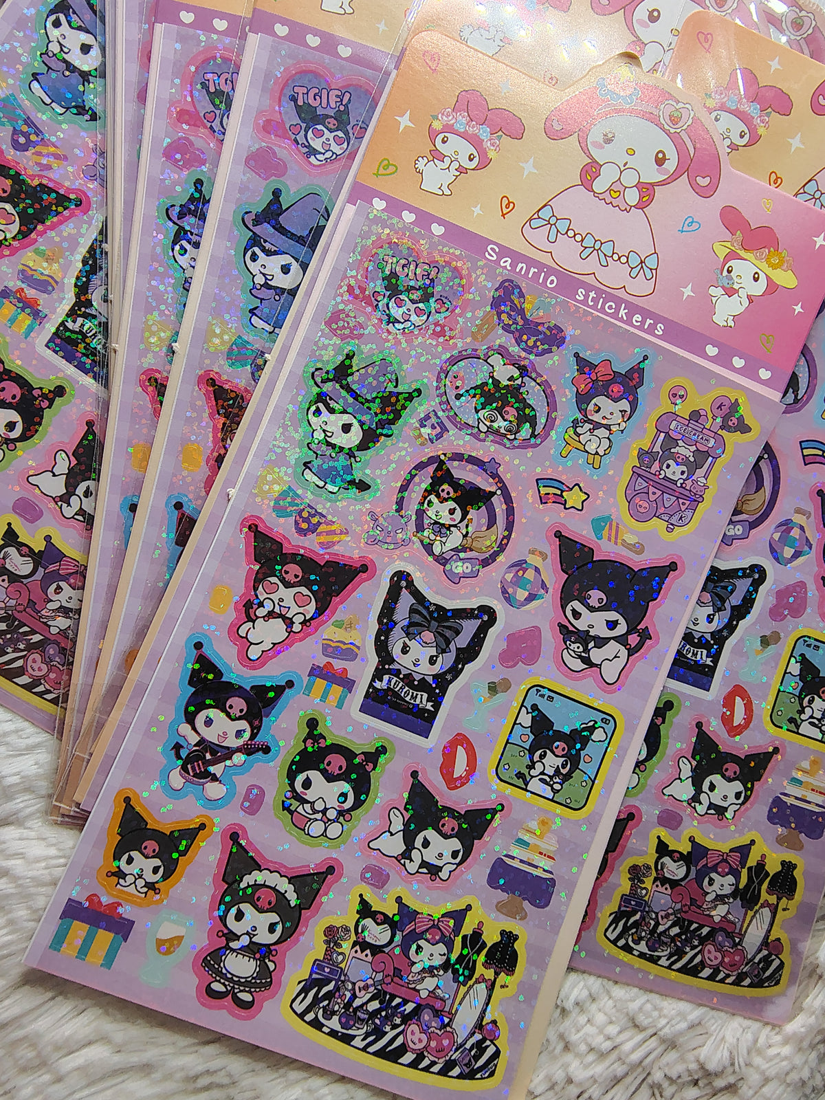 Sticker holográficos Kuromi 💜✨