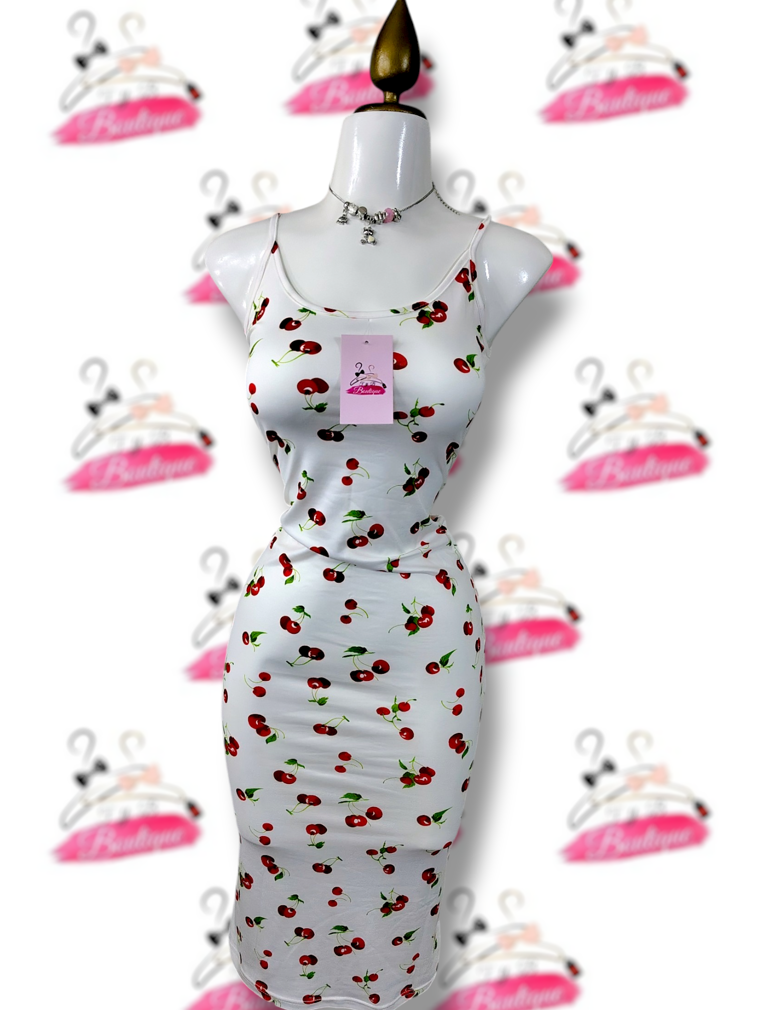 🍒Maxi Vestido de Cerezas🍒
