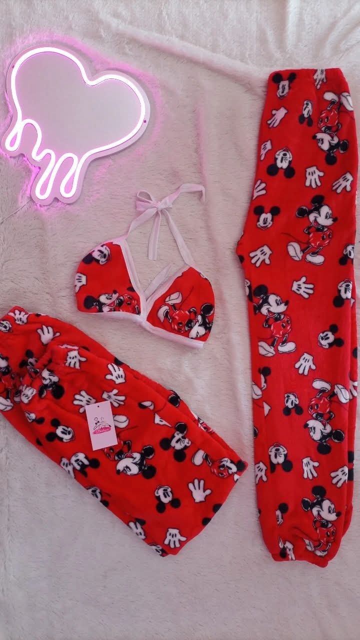Dúo pijama para pareja, tela polar 🫶🏻✨
