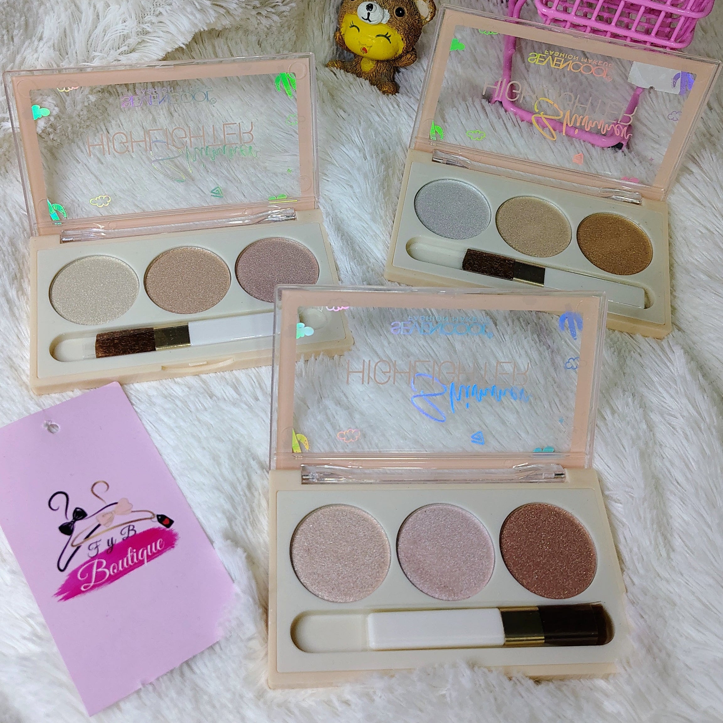 ✨Set de iluminadores con brocha✨