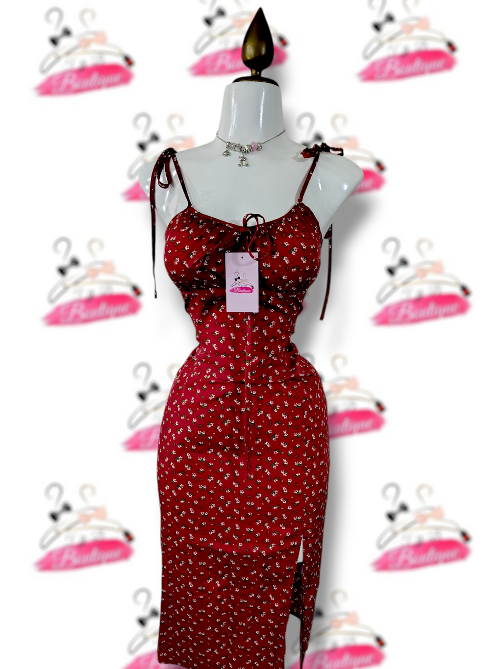 🌸Vestido floral de tirantes ajustables🌸