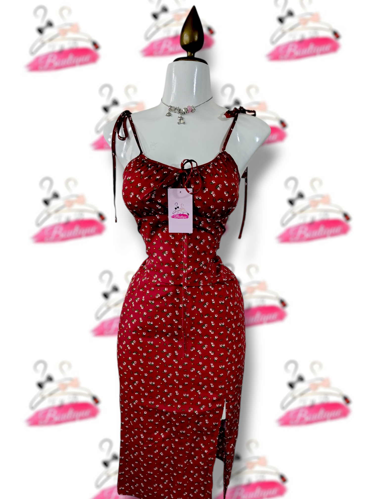 🌸Vestido floral de tirantes ajustables🌸