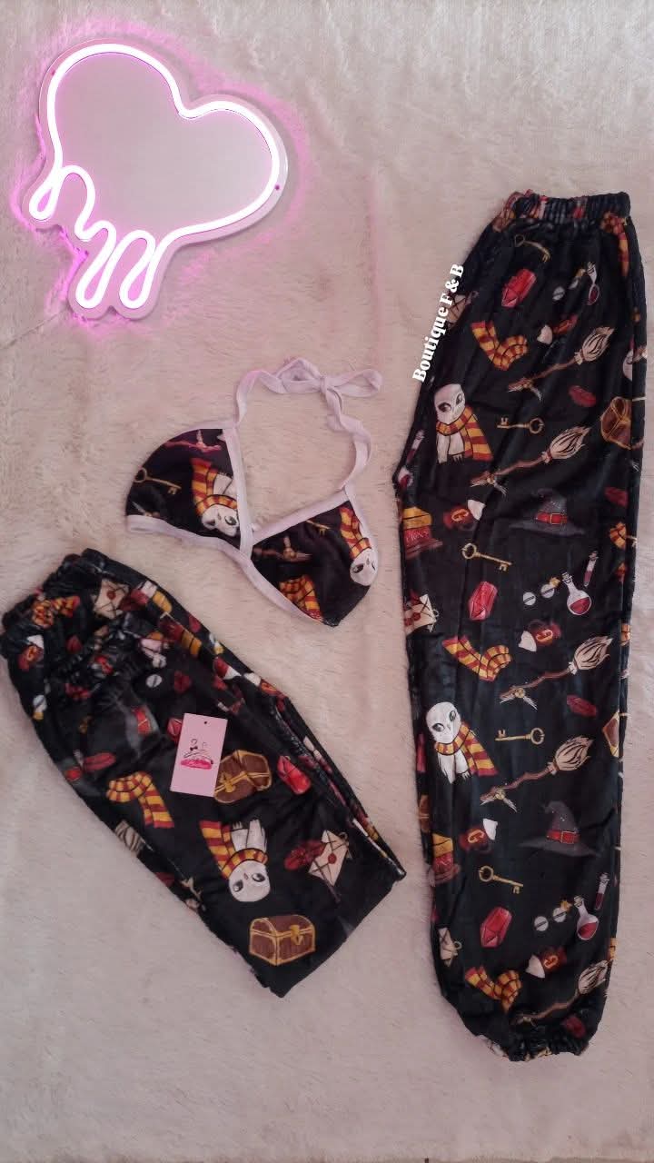 Dúo pijama de pareja, tela polar ✨