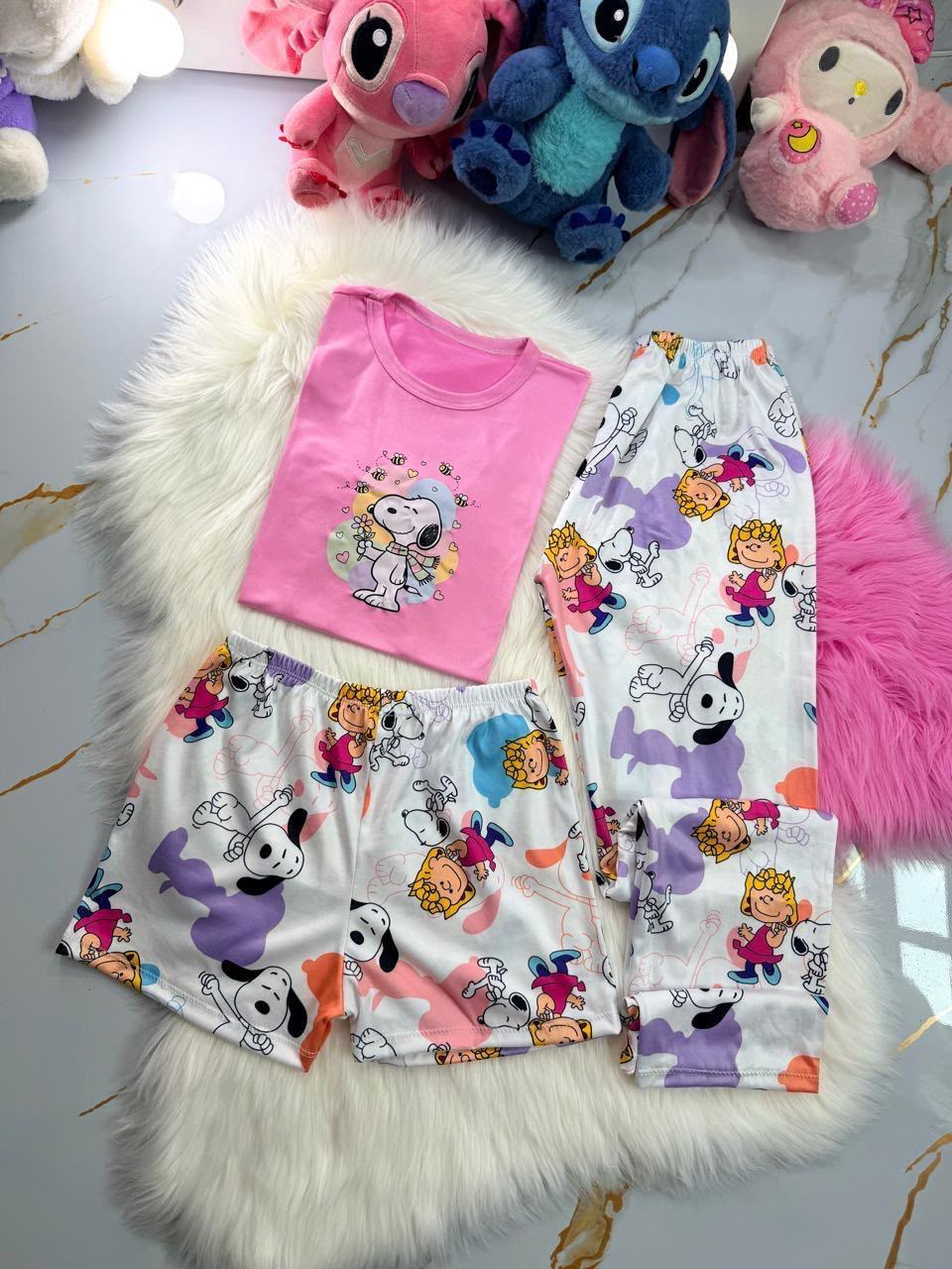 Pijama 3 piezas Unitalla✨