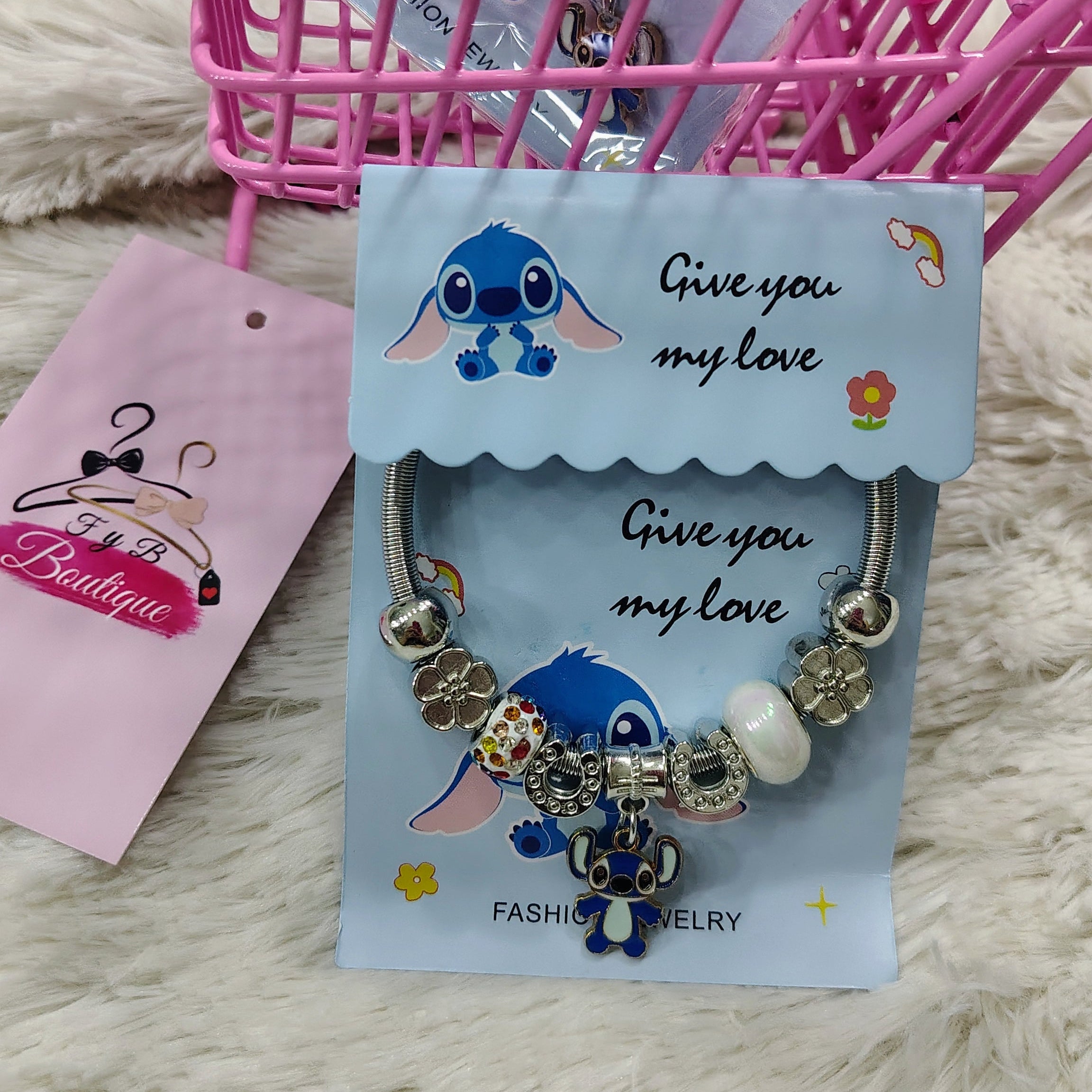 💙✨ Pulsera Charms Stitch 💙✨