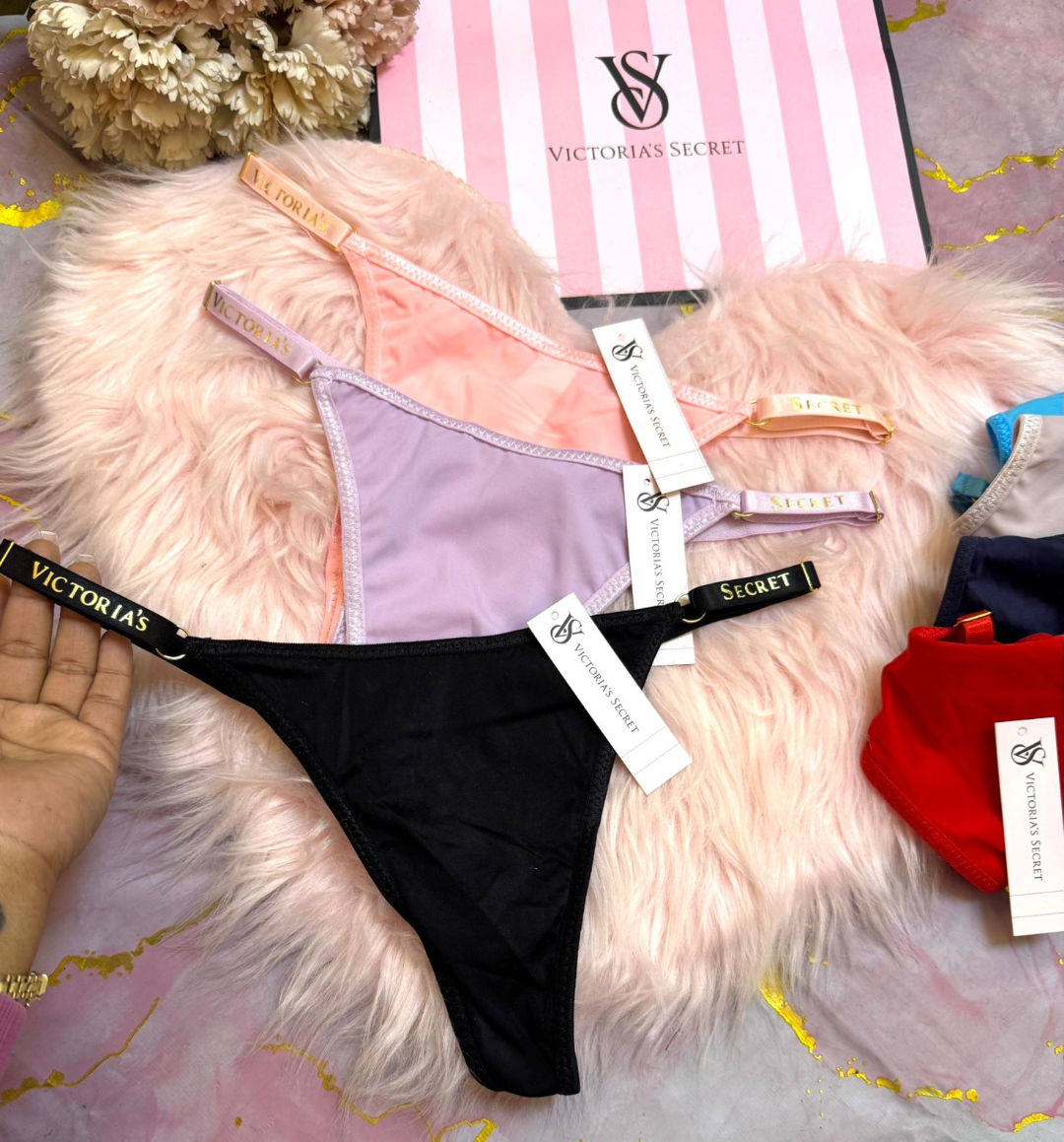 Tanga ajustable Victoria's Secret con cadena atrás ✨🔥