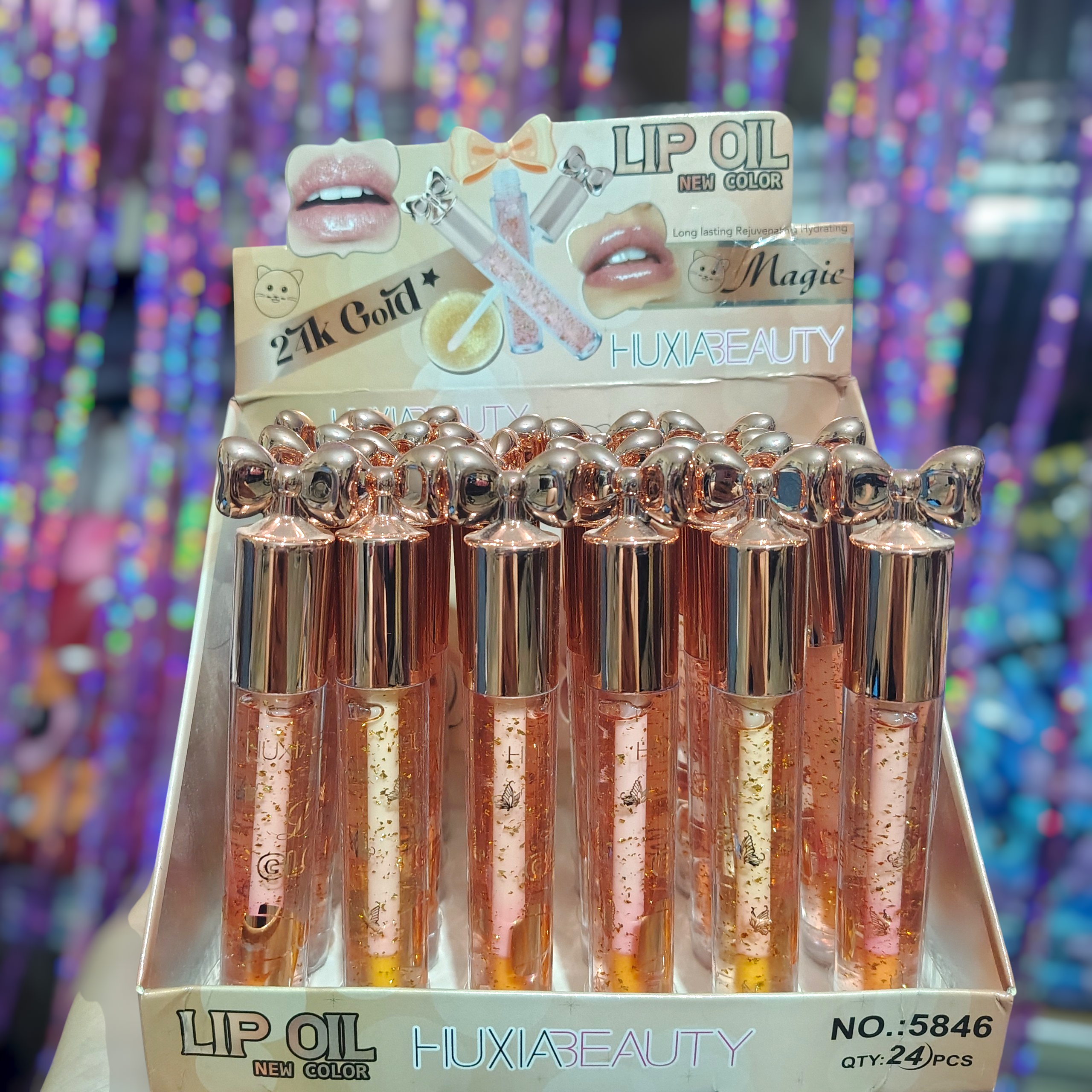 🎀Lip Oil Moño con color🎀