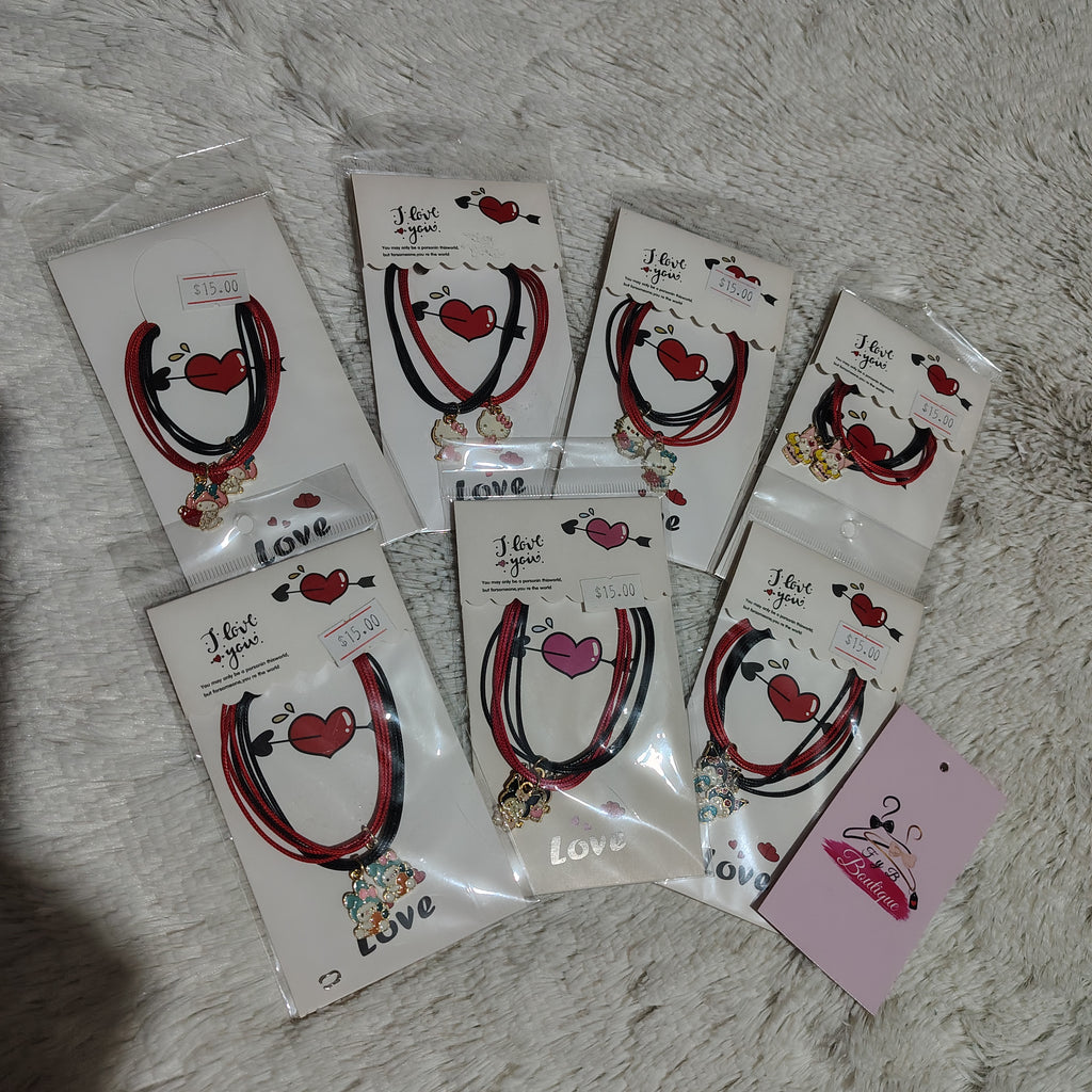💖 Dúo pulseras Sanrio ajustables💖