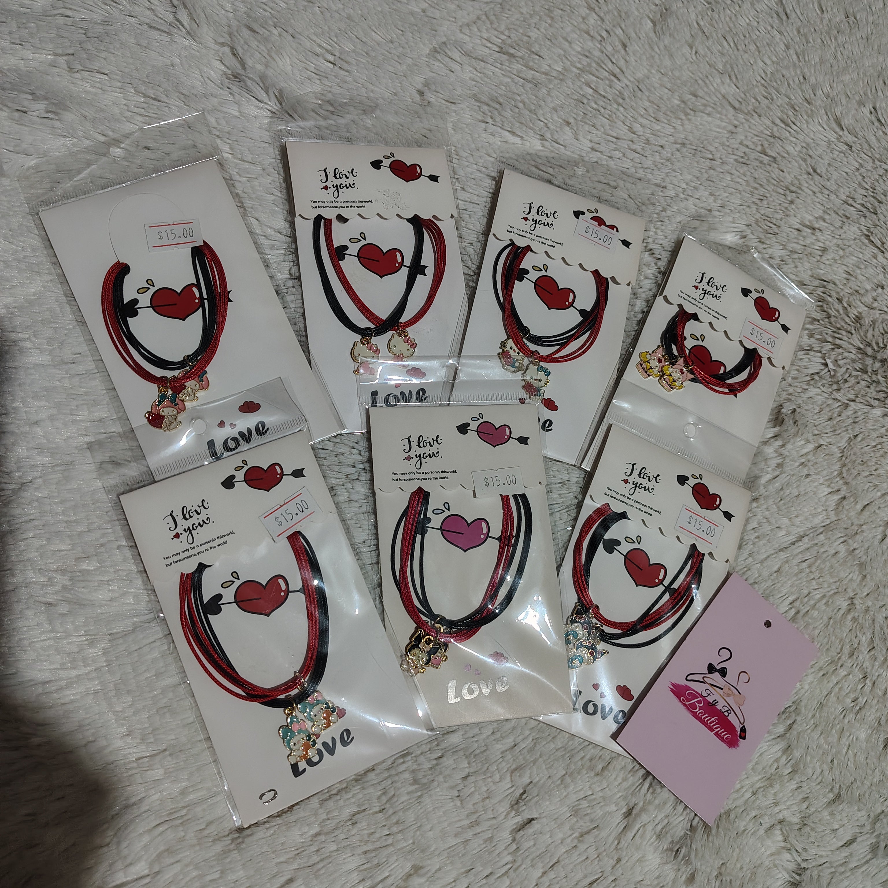 💖 Dúo pulseras Sanrio ajustables💖