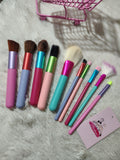 Set de 10 brochas de colores 💕✨