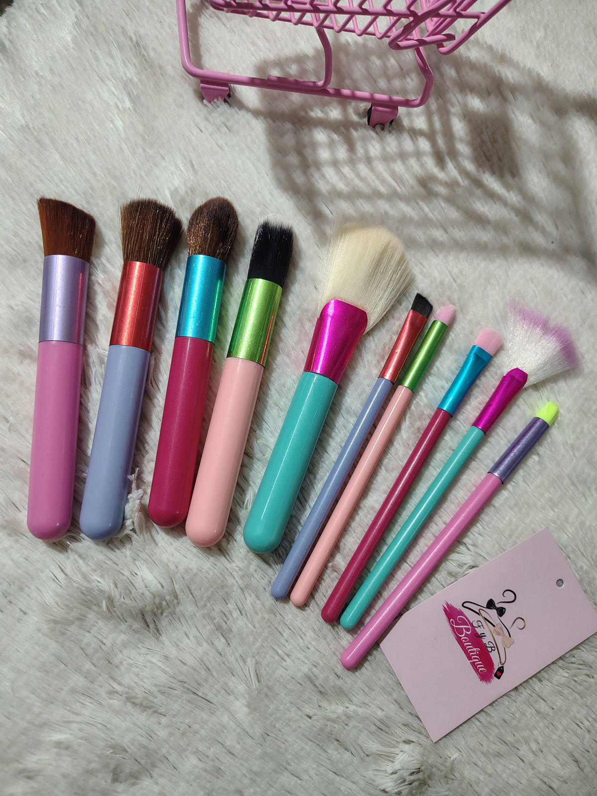 Set de 10 brochas de colores 💕✨