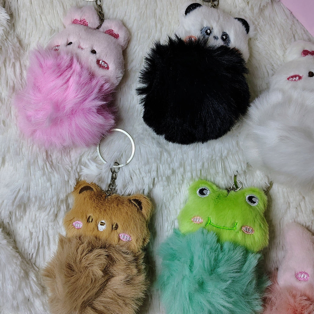 Llavero pompón de animalitos 🩷✨