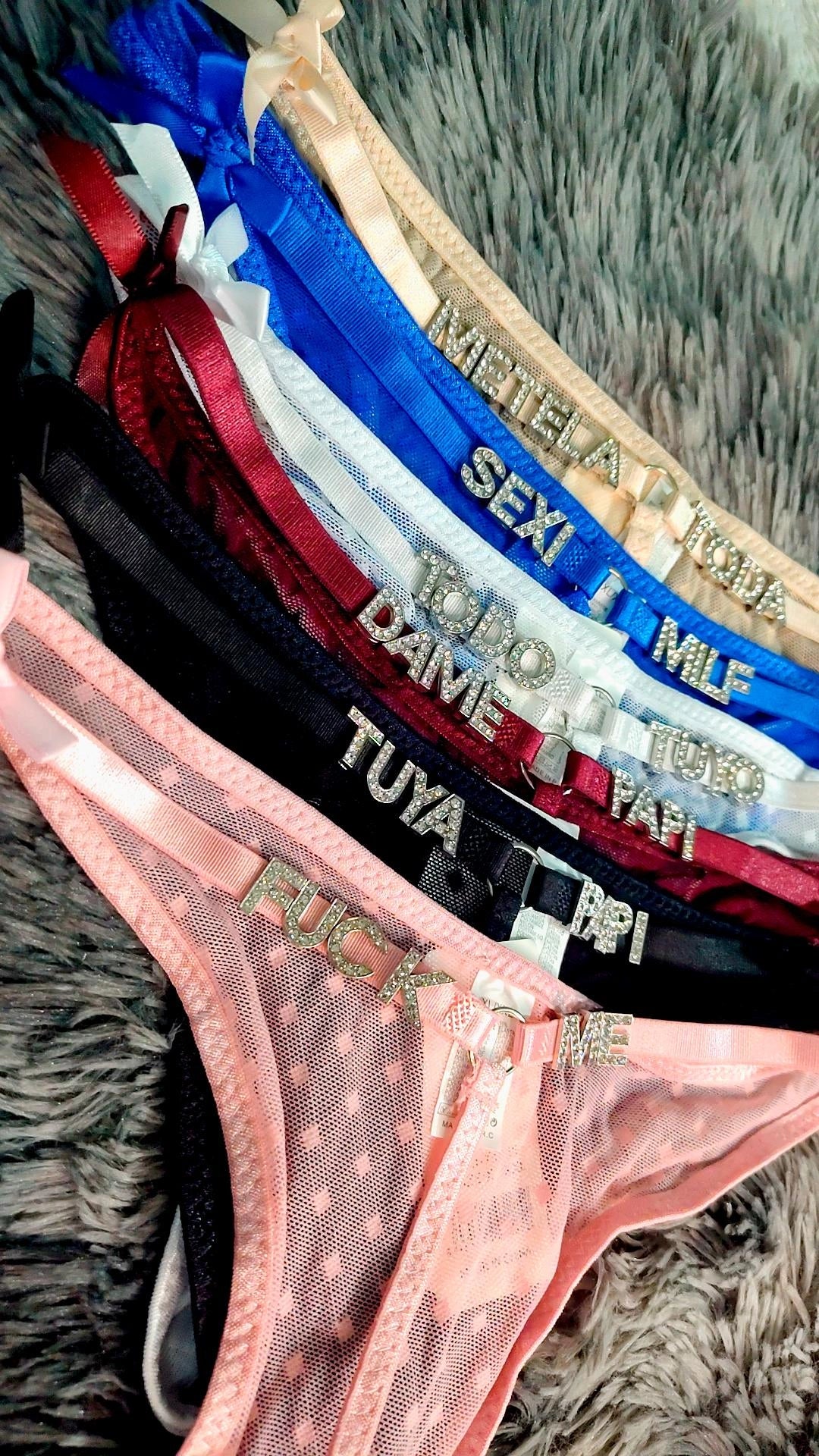 Tanga sexy con frases ✨🍑
