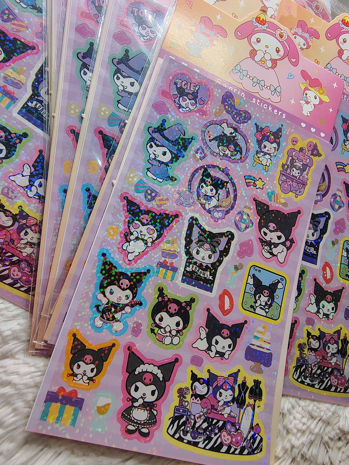 Sticker holográficos Kuromi 💜✨