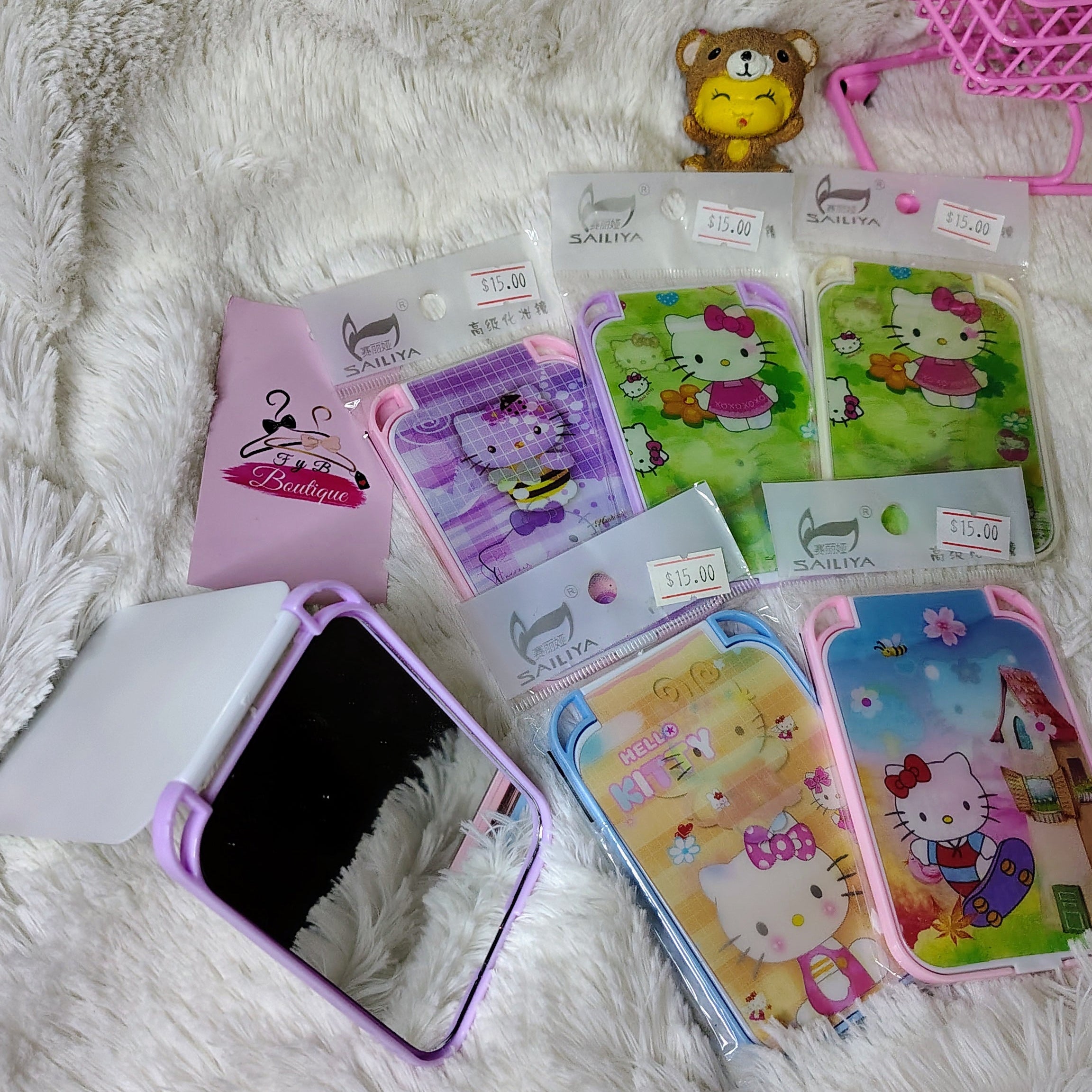 ✨Espejo de bolsillo Hello Kitty 🩷
