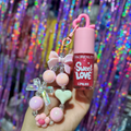 💗Lip Gloss Sweet Love de aplicador grueso con llavero kawaii💗